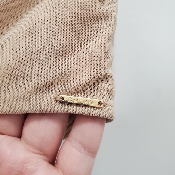 Chantelle‎ C22310 Parisian Allure Unlined Plunge Nude Underwire Bra Size 38DDDD - Picture 3 of 6